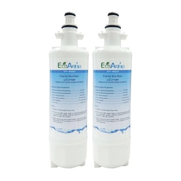 2x LG Replacement Water Filter LT700P + 2x LT120F Generic Air Filter