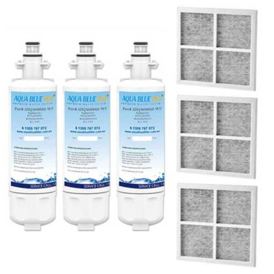 3X LG replacement filter  ADQ36006101 with 3X  Air filter ADQ73214404 Generic