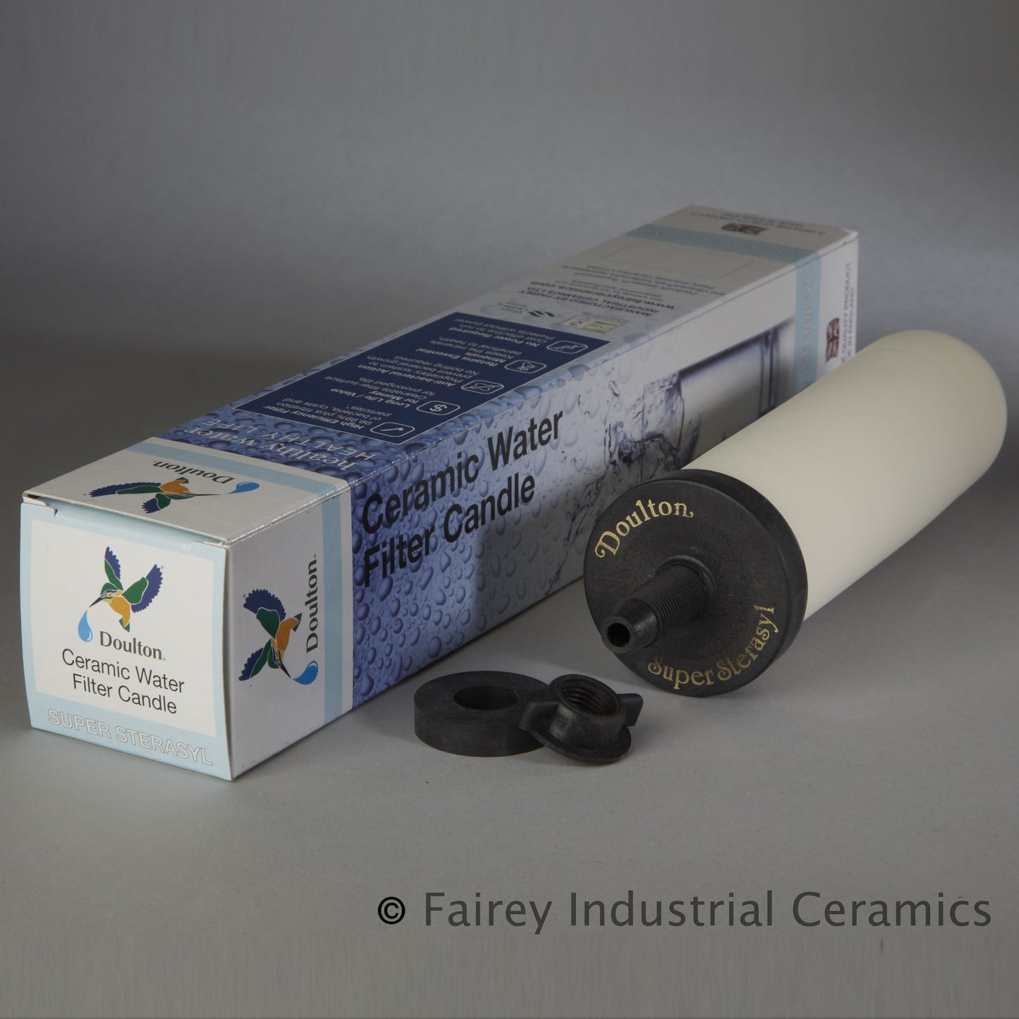 W9121020 Doulton Undersink Ceramic Candle Water Filter Cartridge - Pack of 3