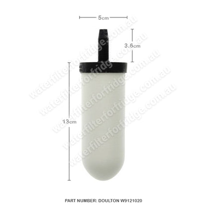 W9121020 Doulton Undersink Ceramic Candle Water Filter Cartridge - Pack of 3