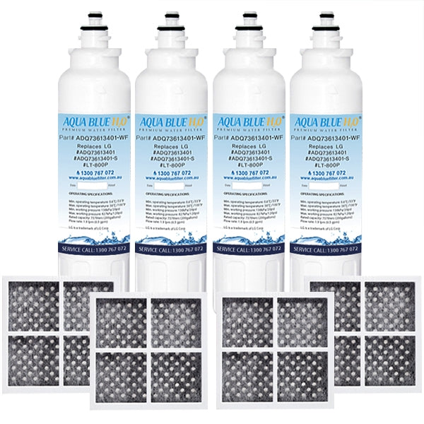 LG Replacement Water Filter ADQ73613401  LT800P  with LG Air Filter ADQ73214404(LT120F)