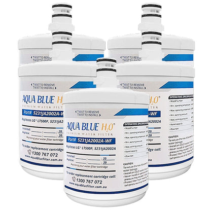 LG 5231JA2002A, LT500P  Premium  filter Aqua Blue H2O Replacement