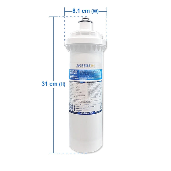 Aqua Blue H20  ABHIFLOW  Inline High Flow Water Filter System
