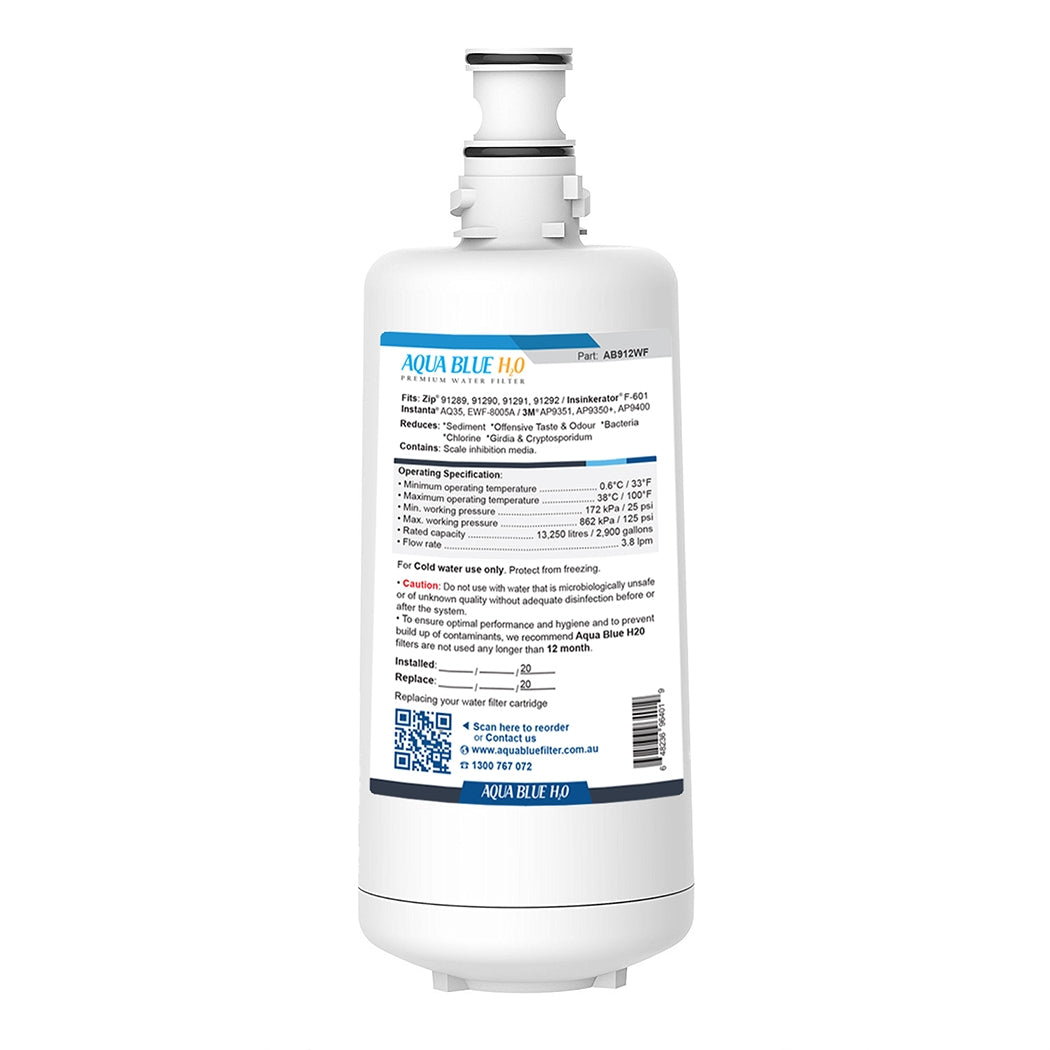 ZIP GlobalPlus Generic Replacement Water Filter 91291 / ZIP912