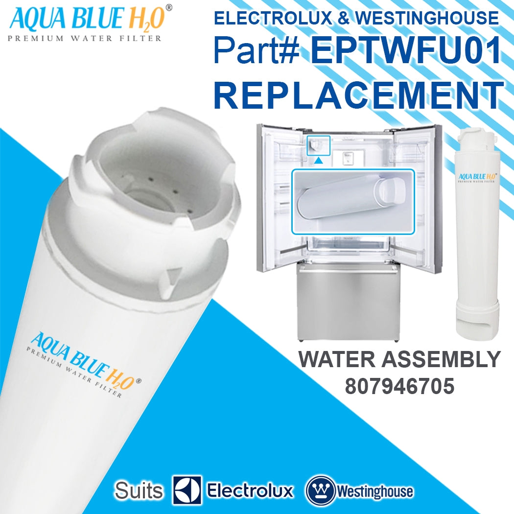 2X ELECTROLUX and WESTINGHOUSE fridge filter EPTWFU01 807946705