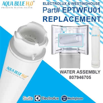 10X ELECTROLUX and WESTINGHOUSE fridge filter EPTWFU01 807946705