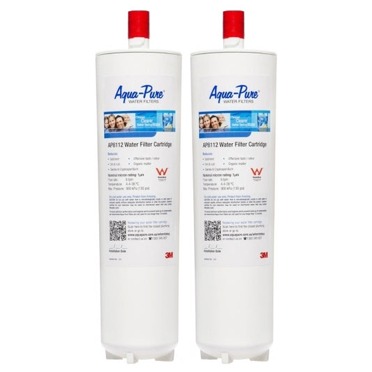 2X 3M Aqua-Pure AP8112 Water Filter Cartridge