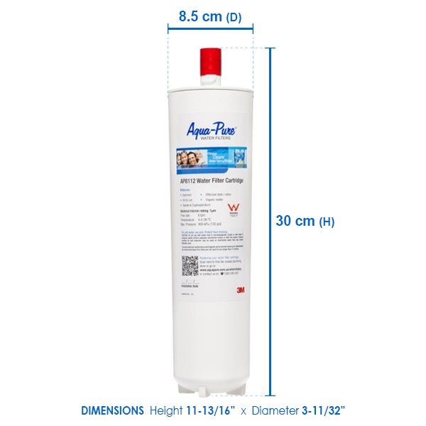 2X 3M Aqua-Pure AP8112 Water Filter Cartridge