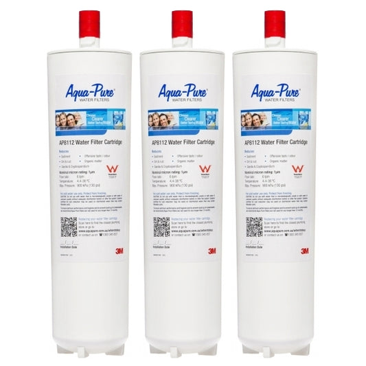 3X 3M Aqua-Pure AP8112 Water Filter Cartridge