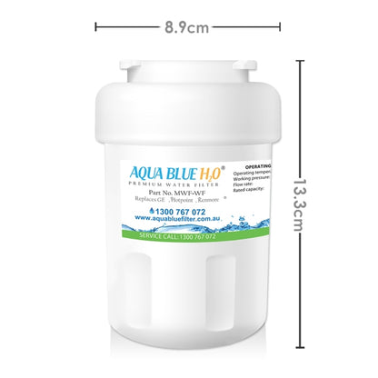 3x GE MWF MWFP SmartWater  Internal Fridge Water Filter by  Aqua  Blue H20 