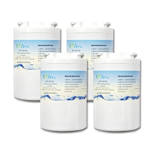4x Eco Aqua Fridge Filter MWF - suits GE Smart Water MWFP