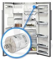 LG 5231JA2002A, LT500P Original Genuine Fridge Water Filter Premium, Cuno 3M