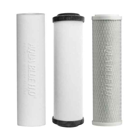 Undersink 3 Stage Water Cartridges W9220406 Doulton Ceramic Filter, Sediment, Carbon Block 10inch - Complete Set