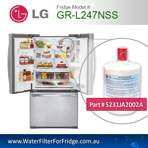 FRIDGE  MODELGR-L247NI    REPLACEMENT  FILTER Genuine  Premium,5231JA2002A, Cuno 3M