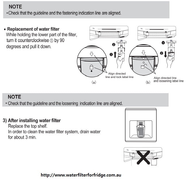 LG 5231JA2002A, LT500P Original Genuine Fridge Water Filter Premium, Cuno 3M