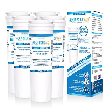 5x Fisher  and  Paykel  Fridge Filters  by Aqua Blue h20