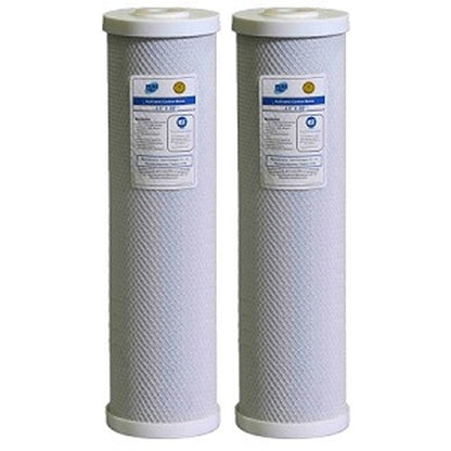 Pure  91451/N  4.5"x 20" Big Blue Coconut Carbon Block 5 Micron Filter