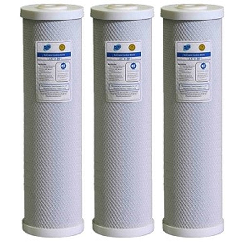 Pure  91451/N  4.5"x 20" Big Blue Coconut Carbon Block 5 Micron Filter