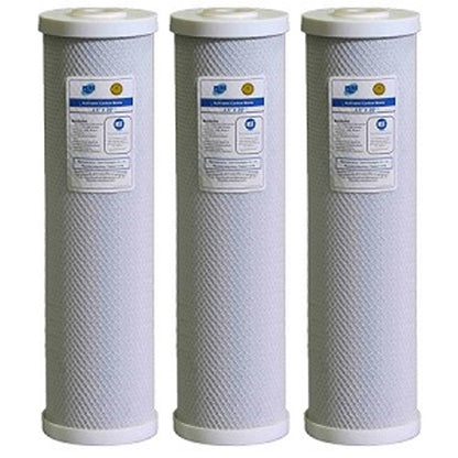 Pure  91451/N  4.5"x 20" Big Blue Coconut Carbon Block 5 Micron Filter