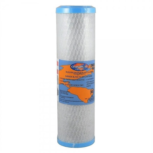Omnipure 2.5" x 10" 1 Mic Carbon Block Filter OMB934 1 Mic