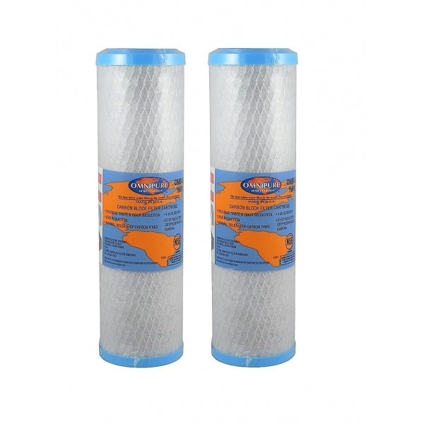 Omnipure 2.5" x 10" 1 Mic Carbon Block Filter OMB934 1 Mic