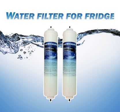 2x LG External Inline Fridge Water Filters BL9808, 3890JC2990A, DA2010CB Push Fit