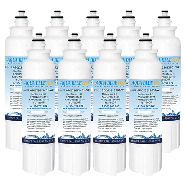 LG Replacement ADQ73613401, LT800P Fridge Filter by Aqua Blue H2O
