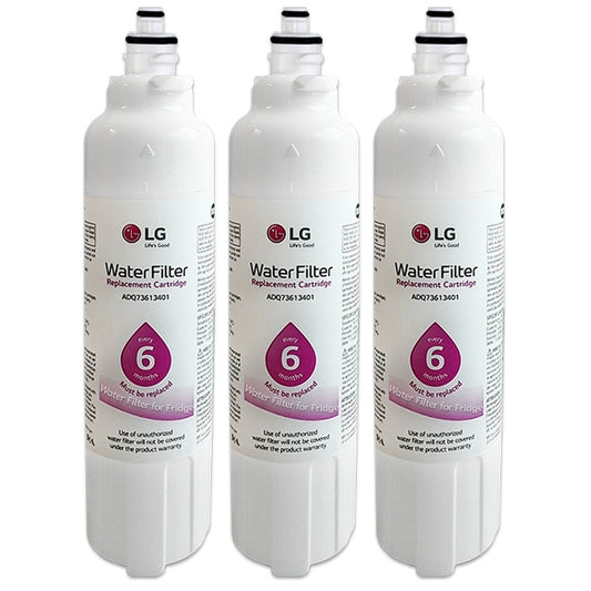 3x LG ADQ73613401 / LT800P Genuine Fridge Filter