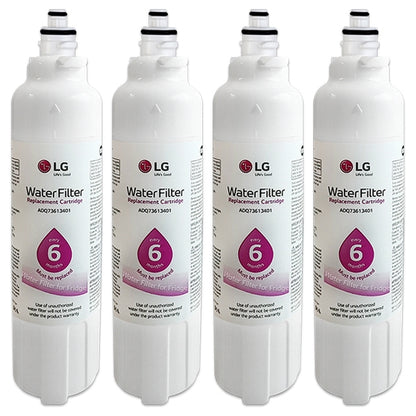 4x LG ADQ73613401 / LT800P Genuine Fridge Filter