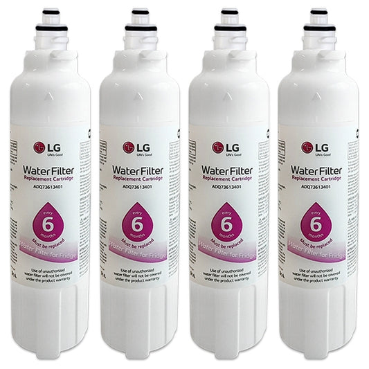 4x LG ADQ73613401 / LT800P Genuine Fridge Filter