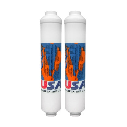 2X Omnipure CL10RO T33 Carbon 5 Micron Inline Water Filter