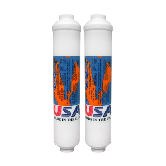 2X Omnipure CL10RO T33 Carbon 5 Micron Inline Water Filter