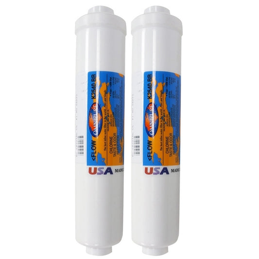 2X Omnipure K2540 BB GAC Carbon Water Filter 1/4" NPTF Female