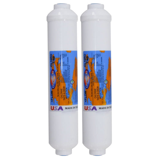 Omnipure CL10RO T40 GAC Carbon 5 Micron Inline Water Filter