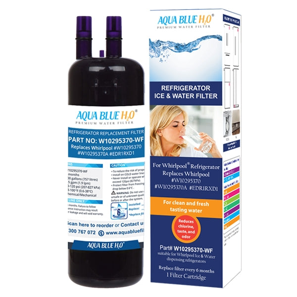 Whirpool Air Filter+W10295370x3 Set by Aqua Blue H20