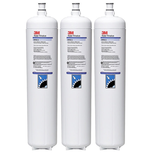 3M Purification HF95-S Replacement Cartridge 56135-27 for ICE195-S Water Filtration System - 3 Micron and 5 GPM