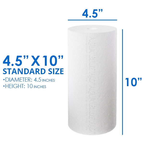 Puretec PX05MP1 Polyspun Sediment Water Filter Cartridge 4.5 x 10 inch 5 Micron