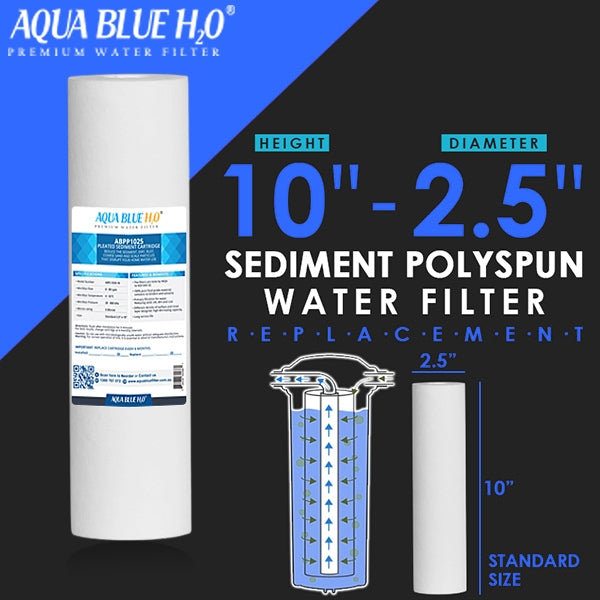 Twin Caravan & RV Water Filter System with Sediment & Carbon Filter