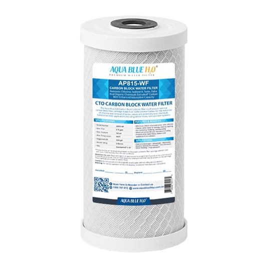 Whole House Water Filter System Carbon 10" Big Blue replacement filter