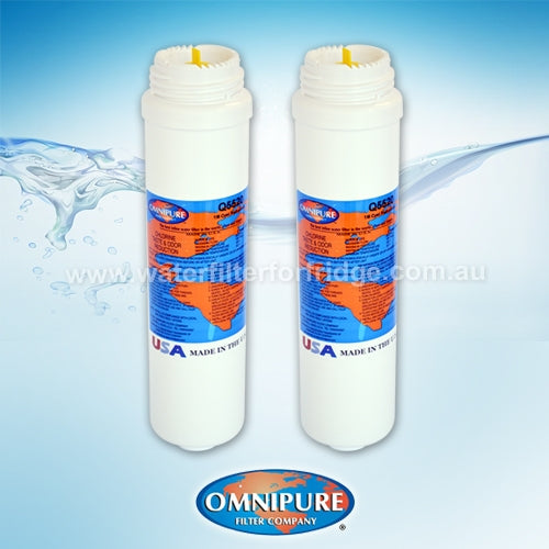 Omnipure Q5520 Q-Series Quick change 1 micron Water Filter 2 pack