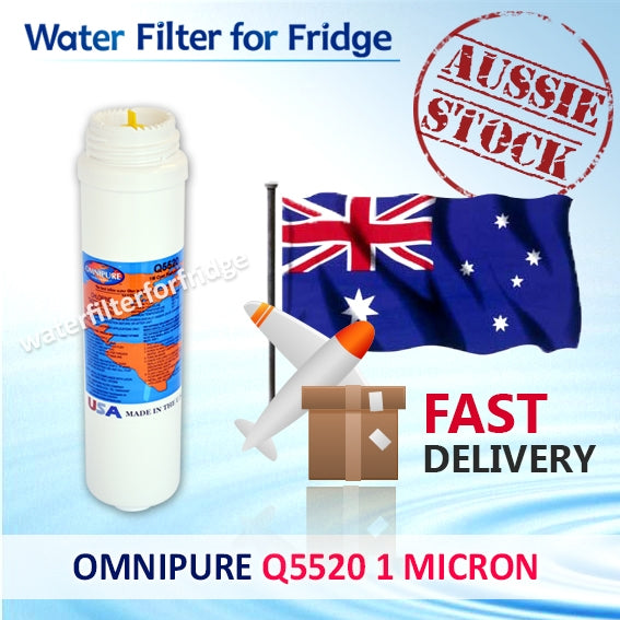 Omnipure Q5520 Q-Series Quick change 1 micron Water Filter 2 pack