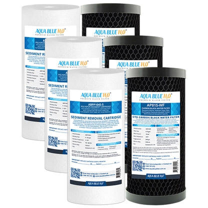 Compatible with Puretec WH2 30 Replacement Water Filter Cartridges PX05MP1 CB10MP110 inch