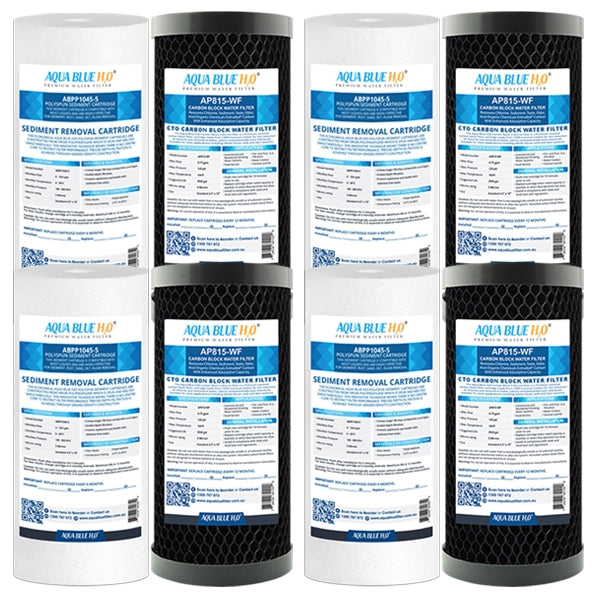 Compatible with Puretec WH2 30 Replacement Water Filter Cartridges PX05MP1 CB10MP110 inch