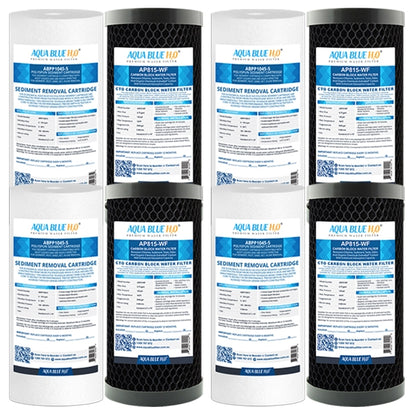 Compatible with Puretec WH2 30 Replacement Water Filter Cartridges PX05MP1 CB10MP110 inch