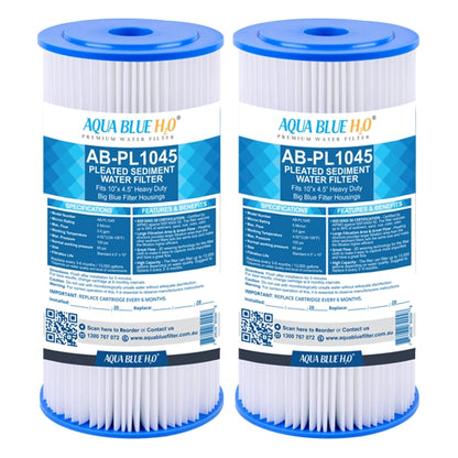 PURETEC PP SERIES PP05LD1_POLYESTER PLEATED SEDIMENT CARTRIDGE  Manufactured  by   Aqua Blue H20