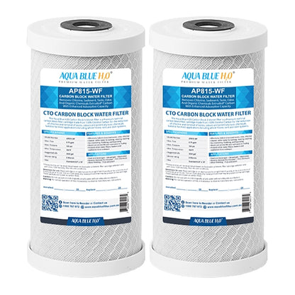 4.5"x 10" Chlorine Taste & Odor Reduction / CTO Carbon Filter 5 Micron