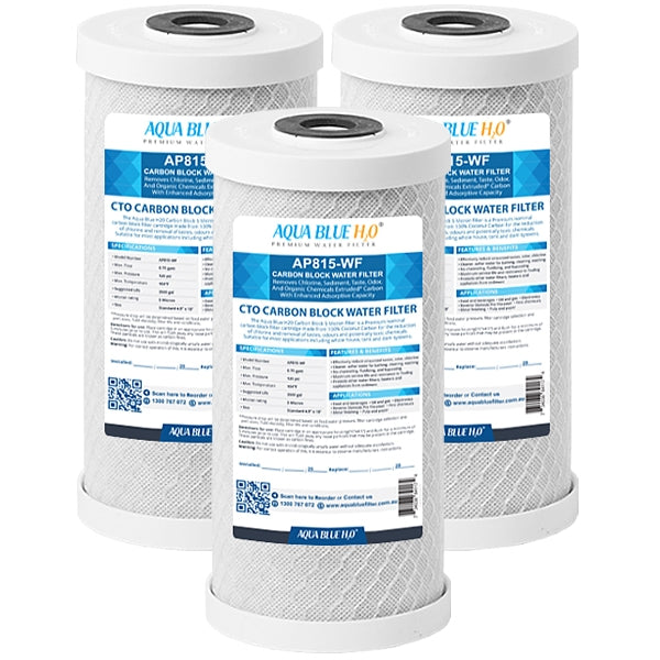4.5"x 10" Chlorine Taste & Odor Reduction / CTO Carbon Filter 5 Micron