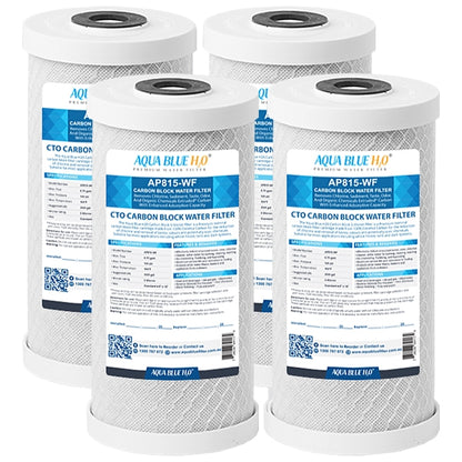 4.5"x 10" Chlorine Taste & Odor Reduction / CTO Carbon Filter 5 Micron