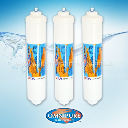 3x Inline water filter K2540 JJ or K2540-JJ 5 micron Omnipure
