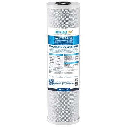 Puretec Hybrid G7 Replacement Water Filter Cartridges PL05MP2 DP10MP2 20" with RL6 46W Hybrid UV Replacement Lamp